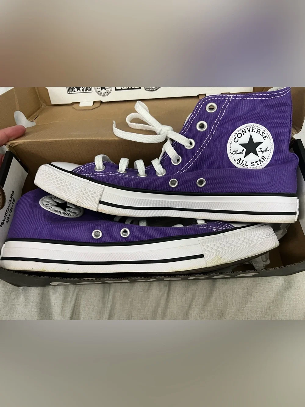 Converse Chuck Taylor All Star High-Top Sneaker - Electric Purple - Picture 5 of 9